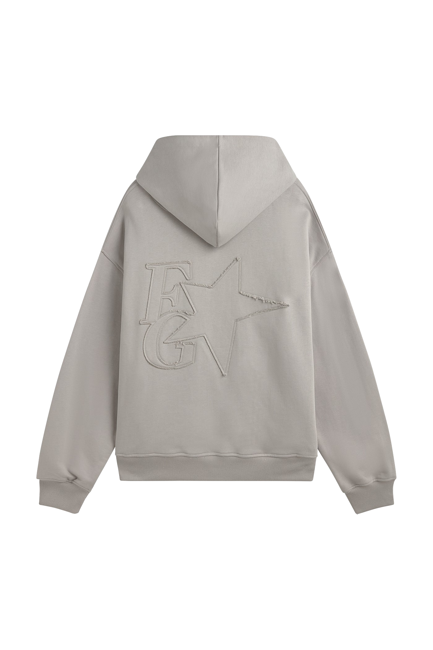 Fakegods Star Hoodie Mid Grey
