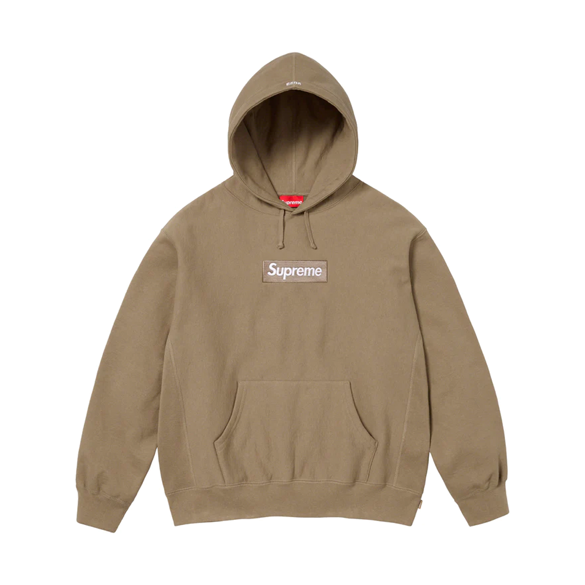 Supreme Box Logo Hooded Sweatshirt (FW23) Dark Sand Newcop