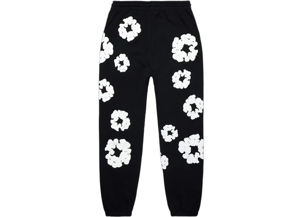 Denim Tears The Cotton Wreath Sweatpants Black