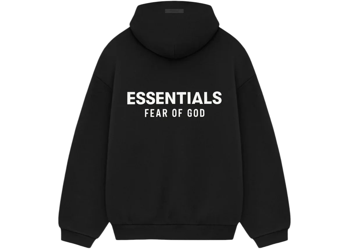 Fear Of God Essentials Hoodie Fleece Black