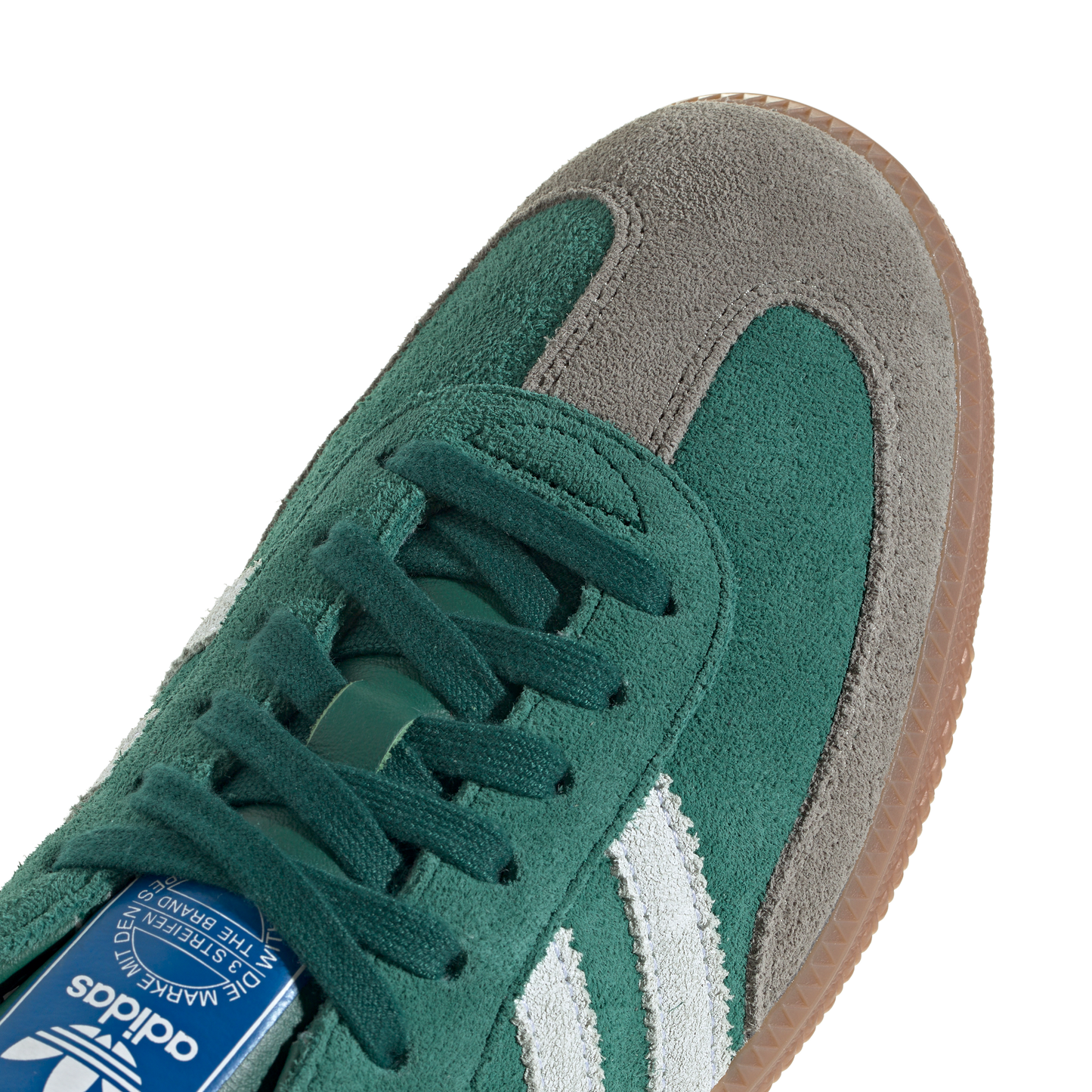 Adidas Samba Collegiate Green Gum Grey Toe