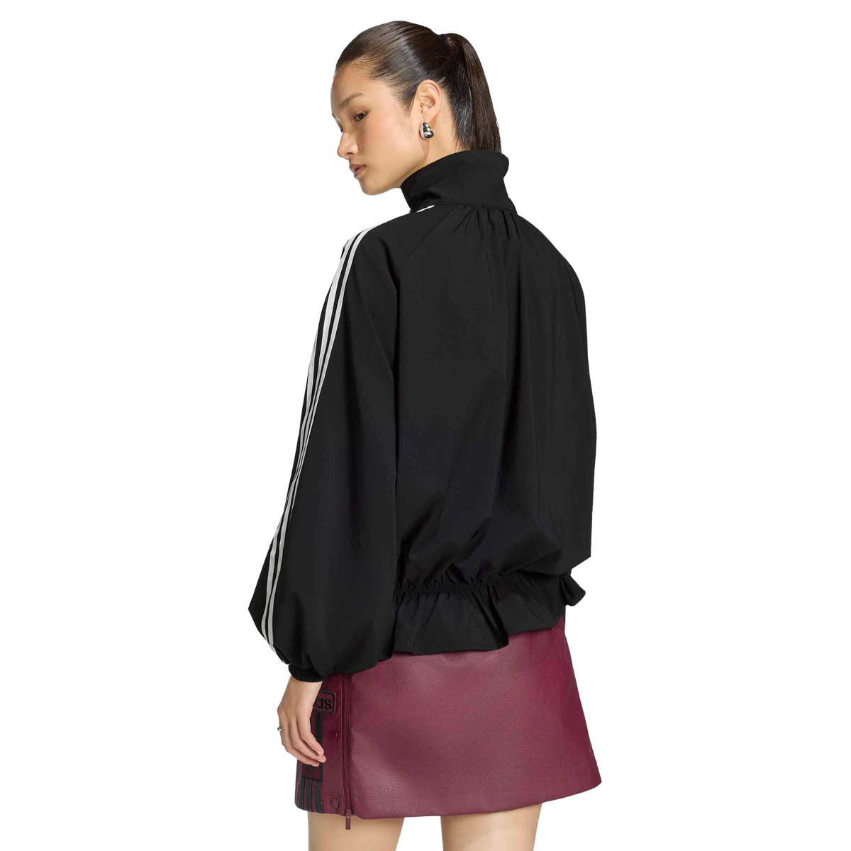 Adidas Blousy Oversized Track Top Black