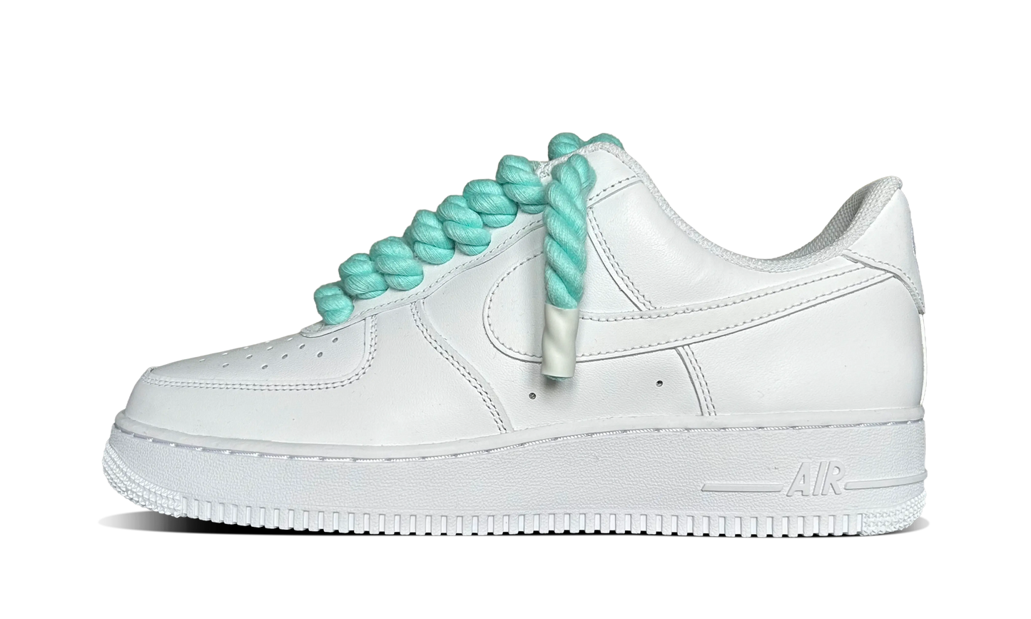 Nike Air Force 1 Rope laces Turquoise