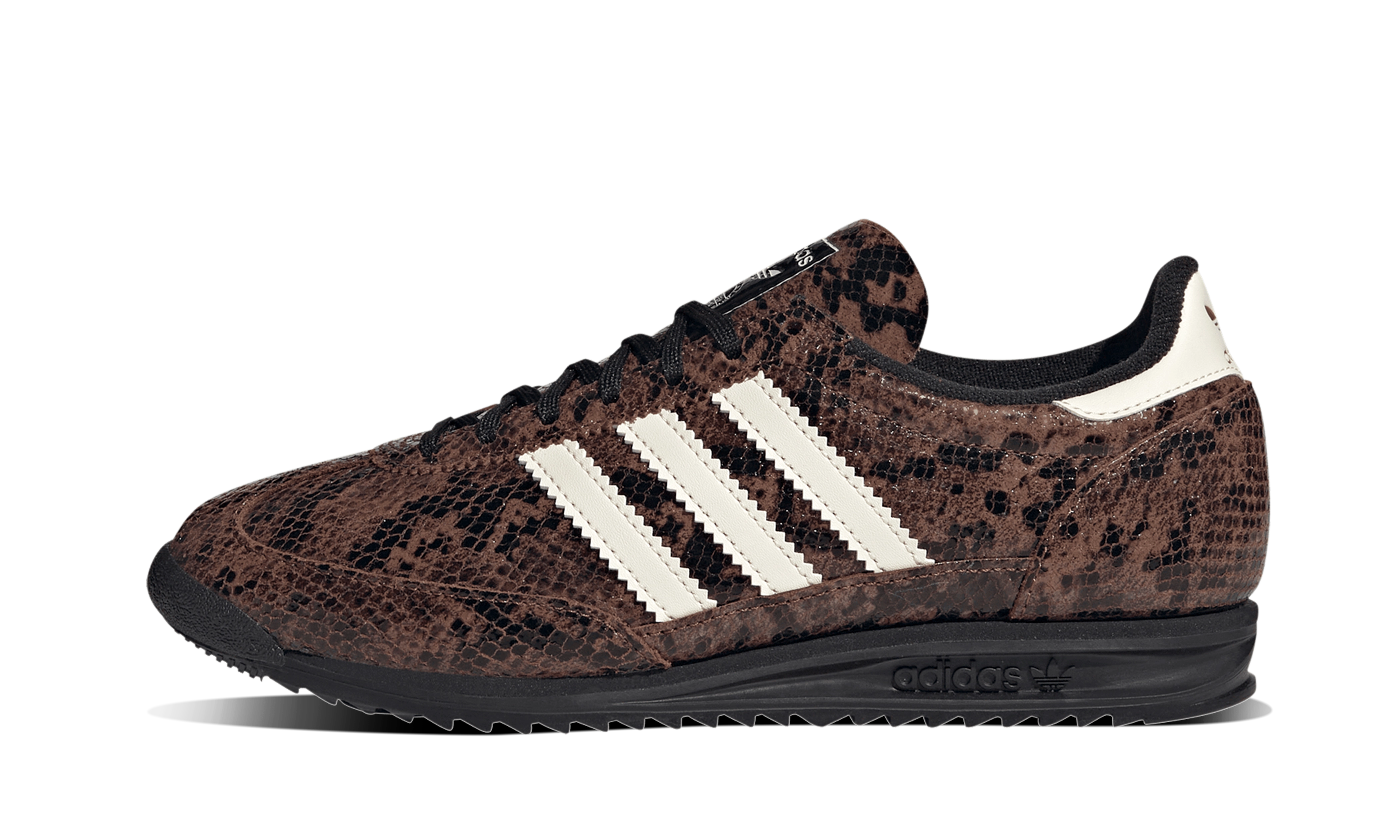 adidas gazelle silver green womens Adidas Women SL 72 OG Snakeskin Preloved Brown – Newcop
