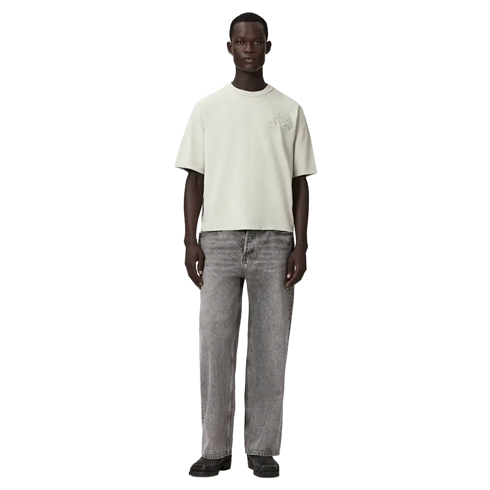 ALLSAINTS Insignia Short Sleeve Cotton T-Shirt Sea Green