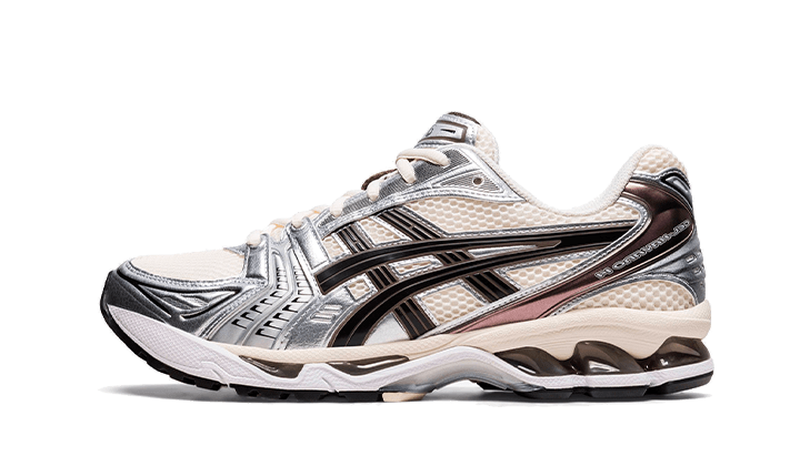Asics Gel-Kayano 14 Cream/Black 26.0㎝ ASICS Gel-Kayano 14 Cream Black Metallic Plum – Newcop