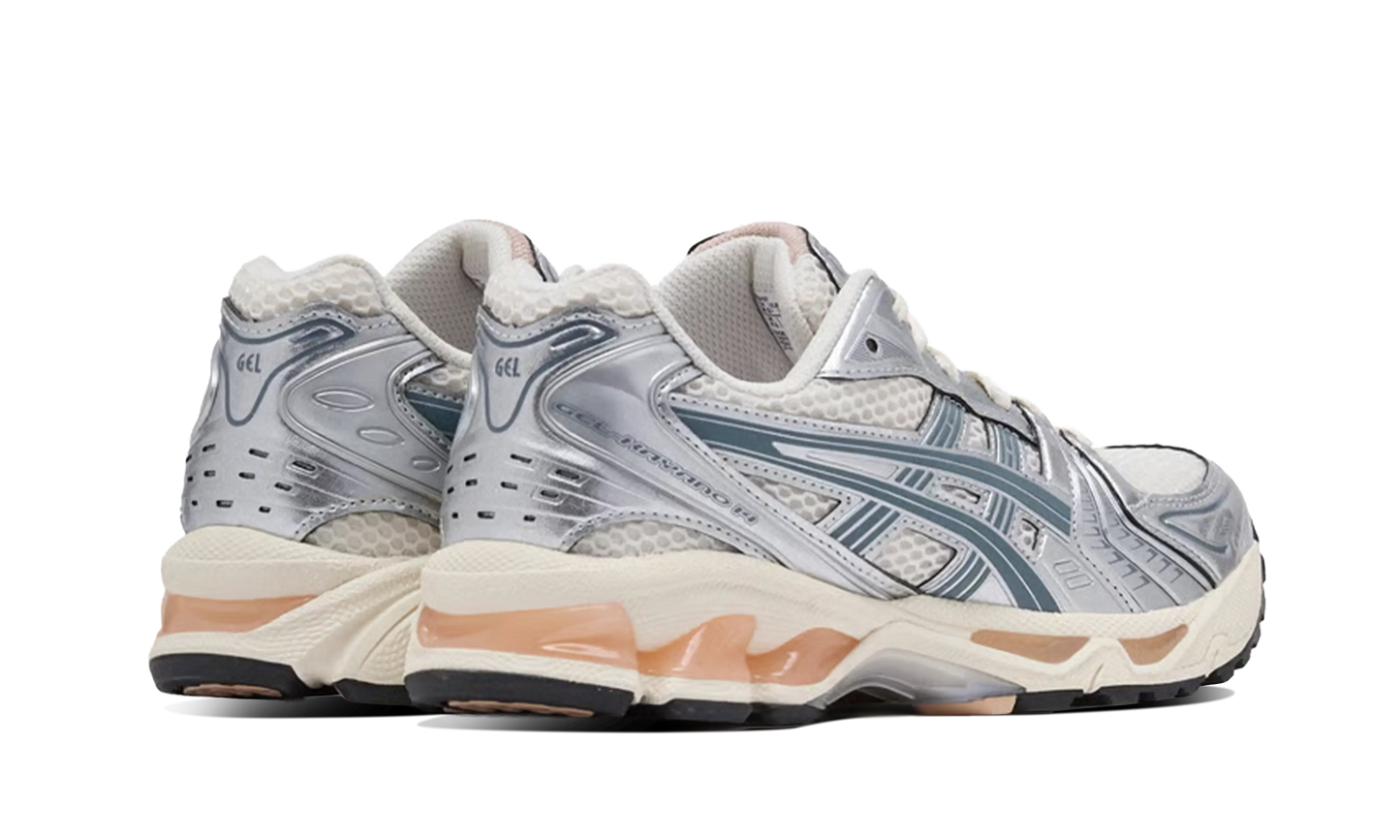 ASICS Gel-Kayano 14 Birch Pure Silver Teal Gold