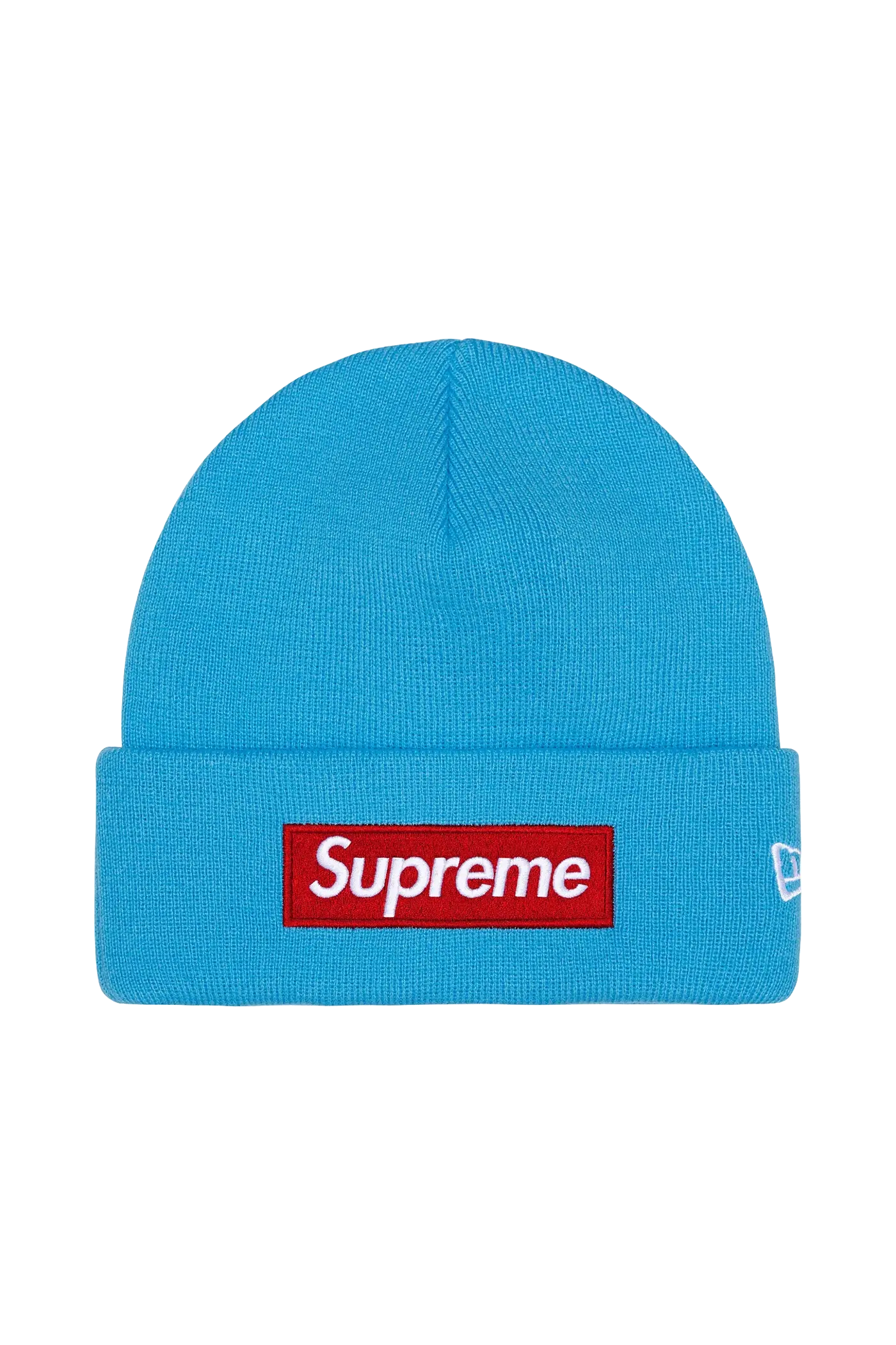 Supreme New Era Box Logo Beanie Blue (FW25) – Newcop Supreme New Era Box Logo Beanie Blue (FW25) – Newcop