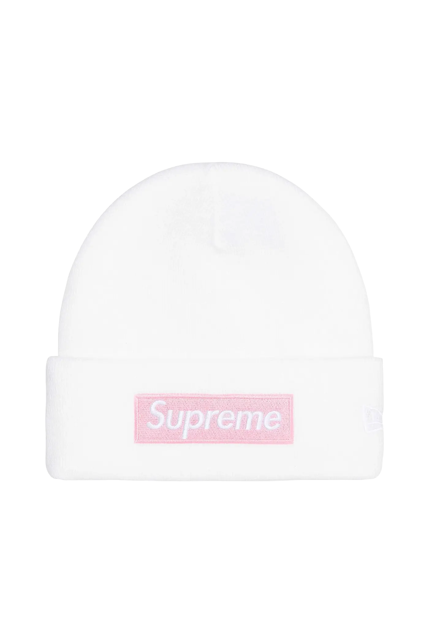 帽子 Supreme New Era Box Logo Beanie white Supreme New Era Box Logo Beanie White (FW25) – Newcop