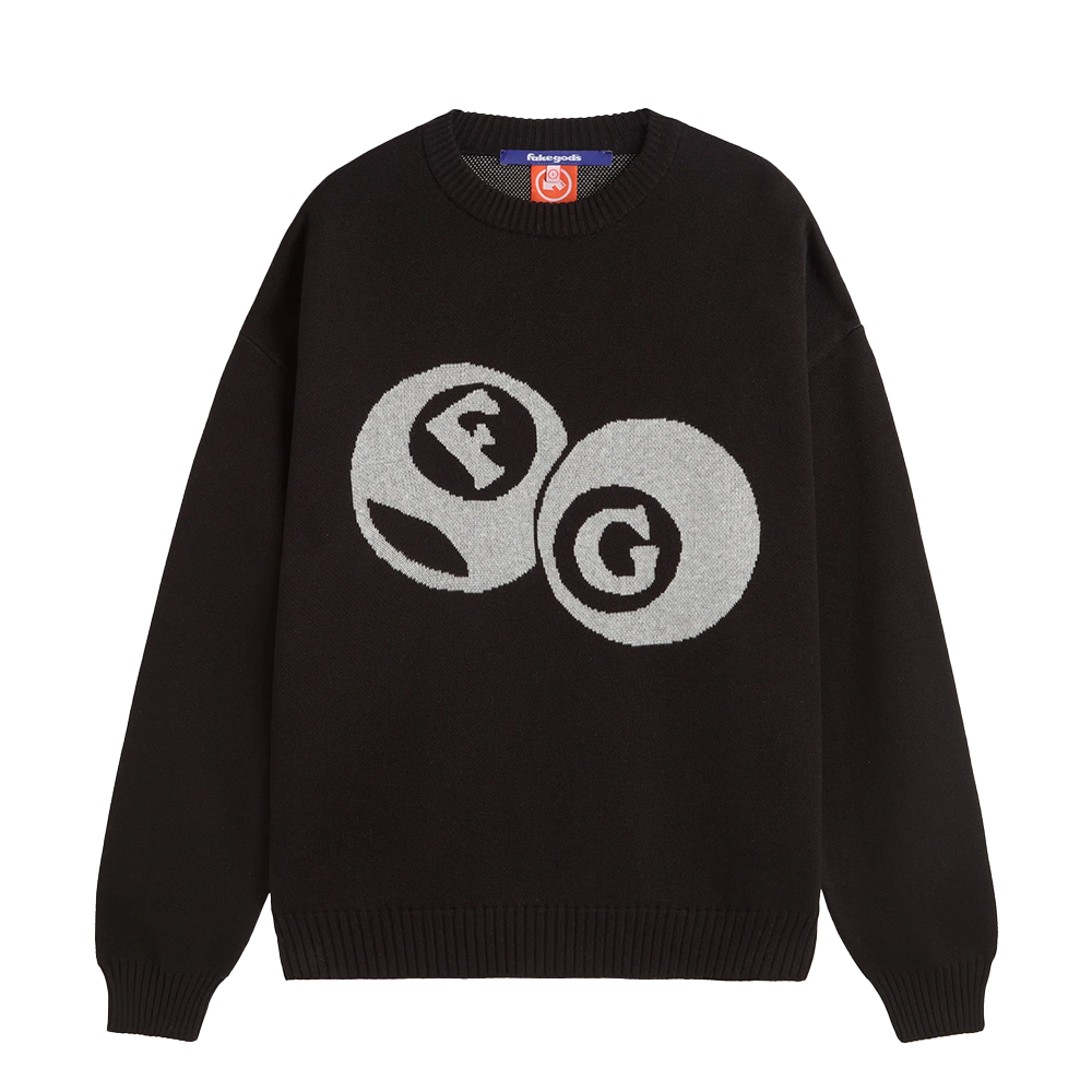 Fakegods Billiard Knitted Sweater Black – Newcop