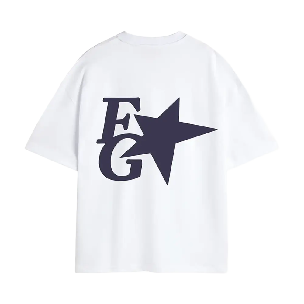 Fakegods Star Boxy Tee White