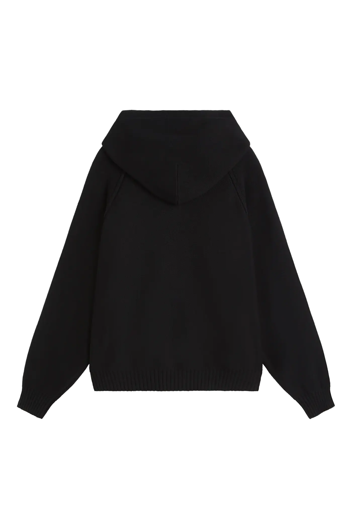 Fake Gods Knitted Zipper Black