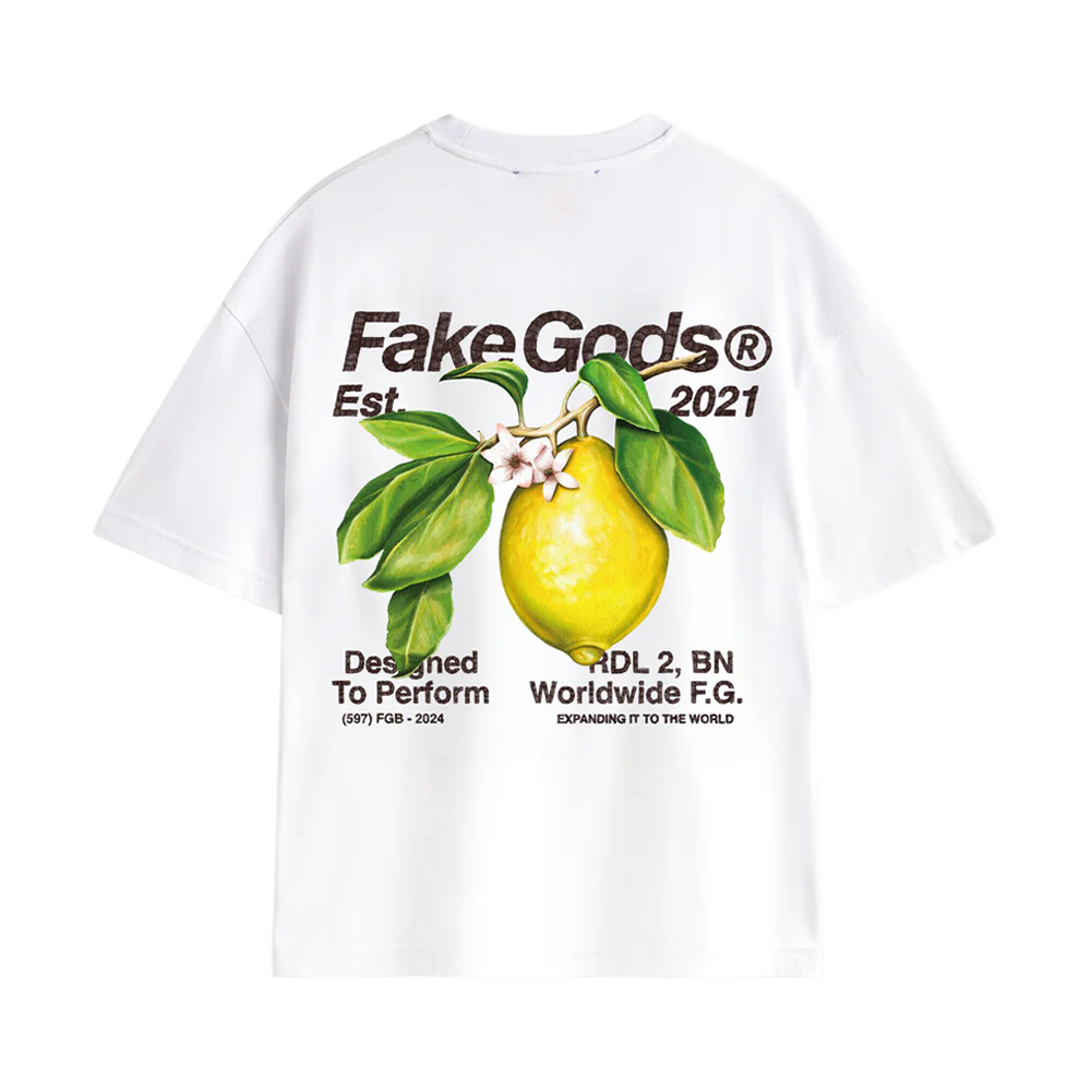Fakegods Citrus Tee White