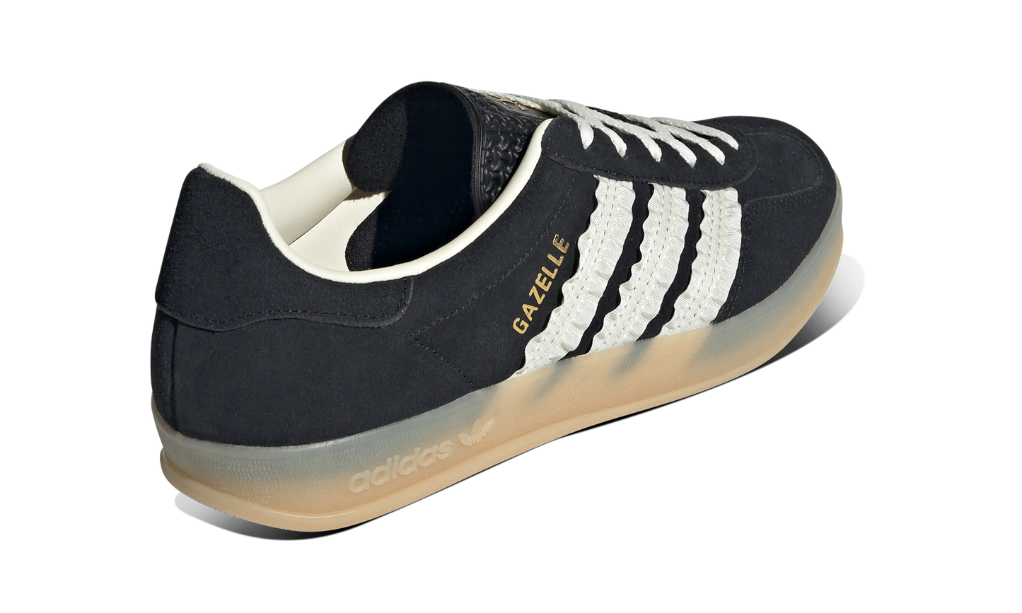 Newcop Adidas Gazelle Indoor Core Black Cream White Gum Zapatillas 3