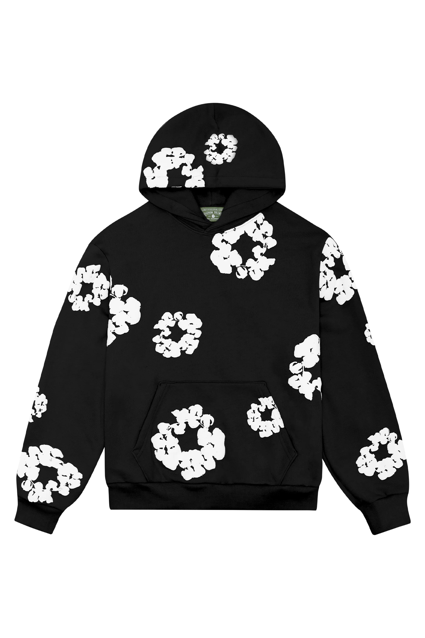 トップス Denim Tears Biggie Cotton Wreath Black Denim Tears The Cotton Wreath Sweatshirt Black | Newcop