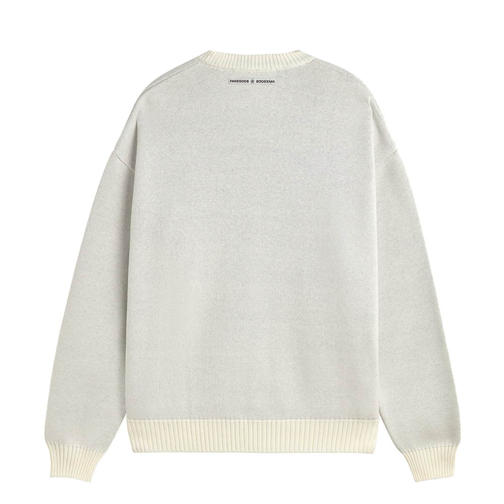 Newcop Fakegods Billiard Knitted Sweater Cream Ropa 2