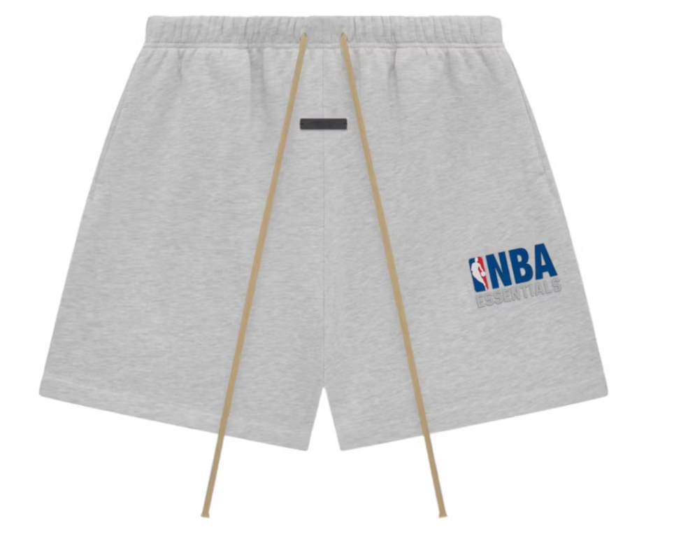 Newcop Fear Of God Essentials Sweatshorts Nba Light Heather Ropa 1