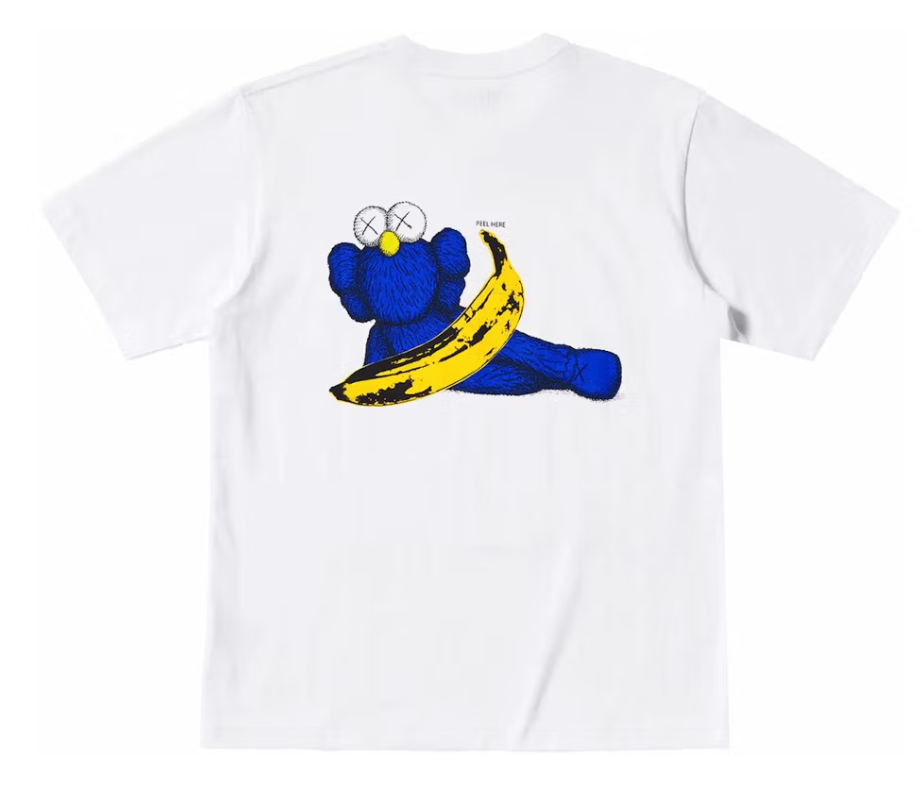 KAWS x Uniqlo Warhol UT Graphic Tee Blue | Newcop