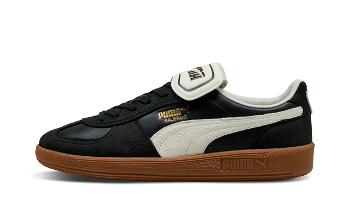 Puma Palermo Premium Mujer Black White Gum | Newcop