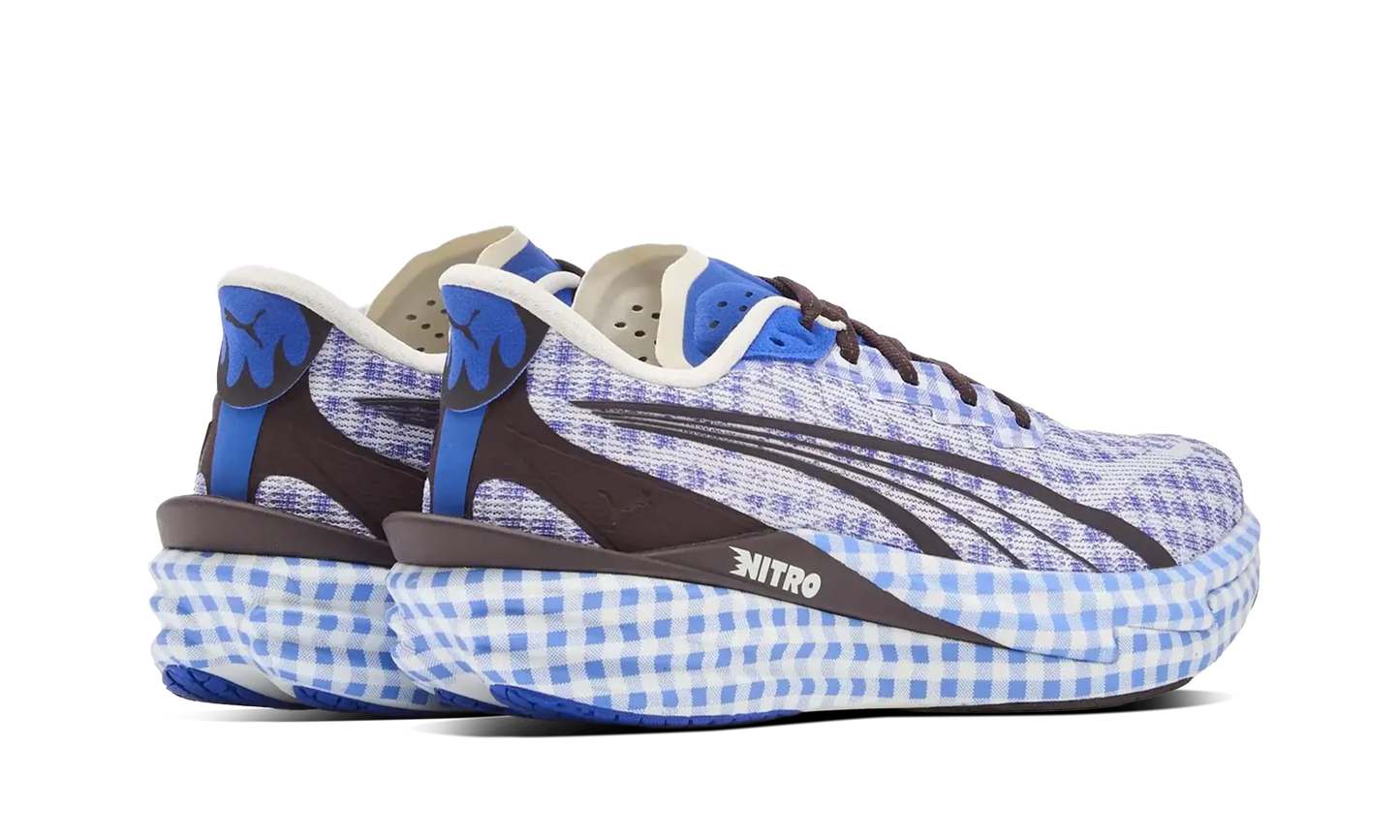 Puma Deviate Nitro 4 Check Royal Sapphire White