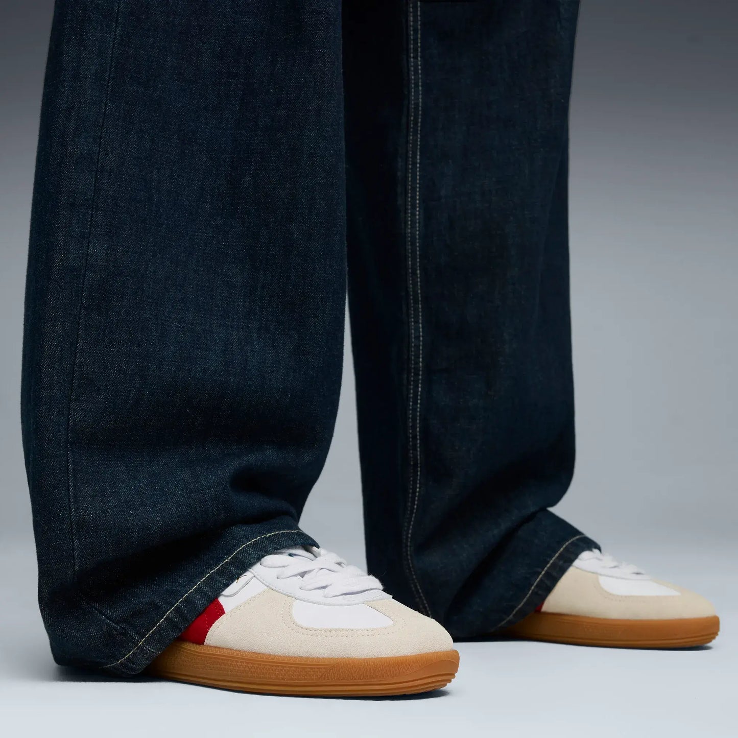 Puma Palermo Lth White For All Time Red