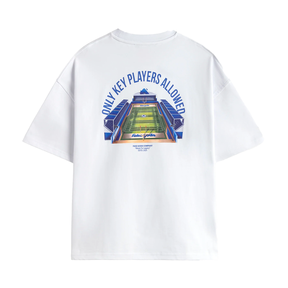 Fakegods Key Players Only Tee White
