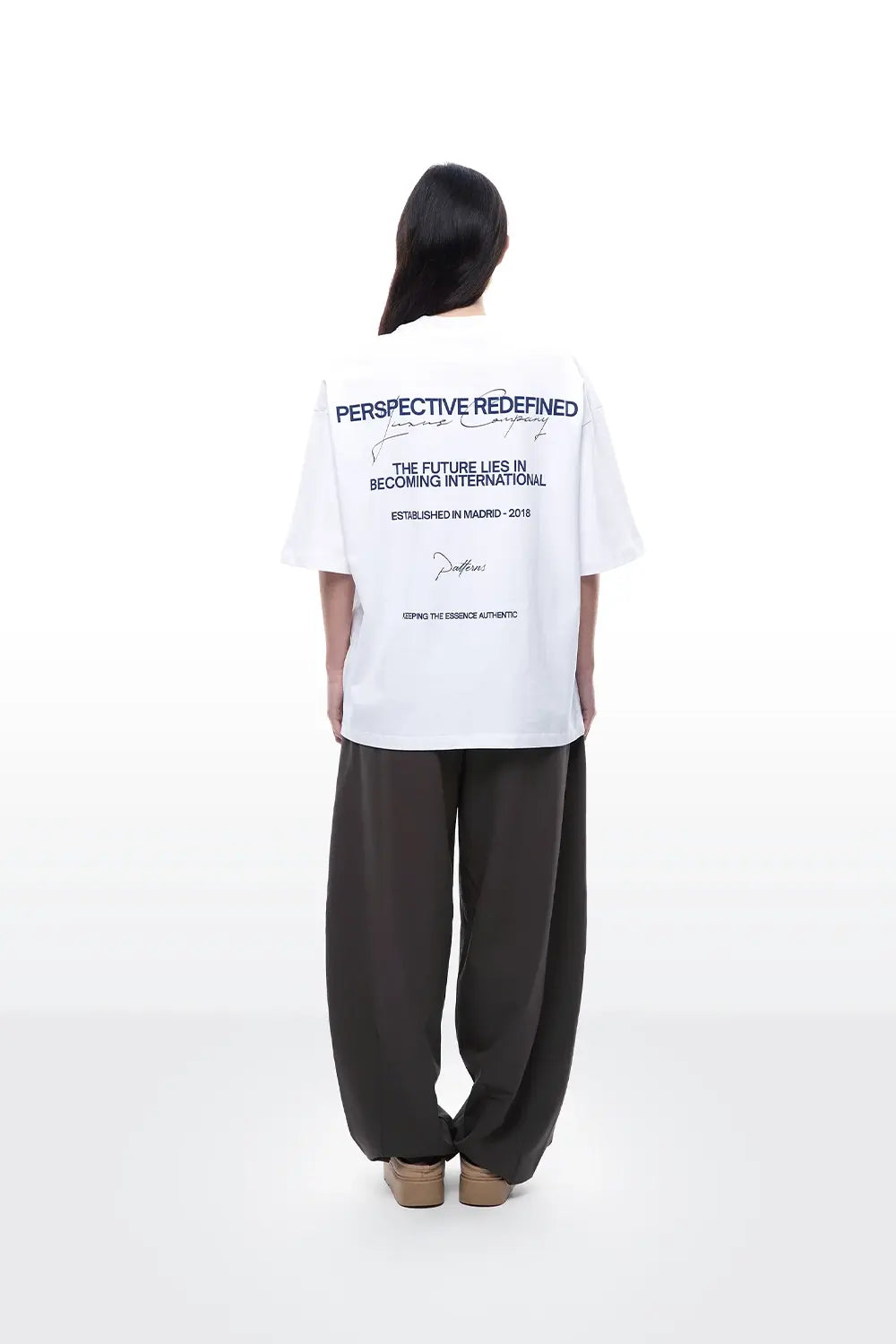 YUXUS PATTERNS TEE WHITE