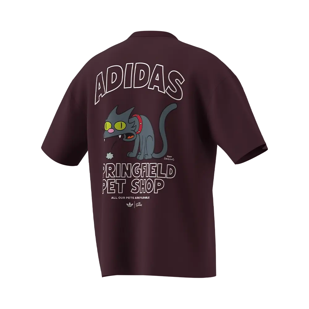 Adidas x The Simpsons GFX Tee Red