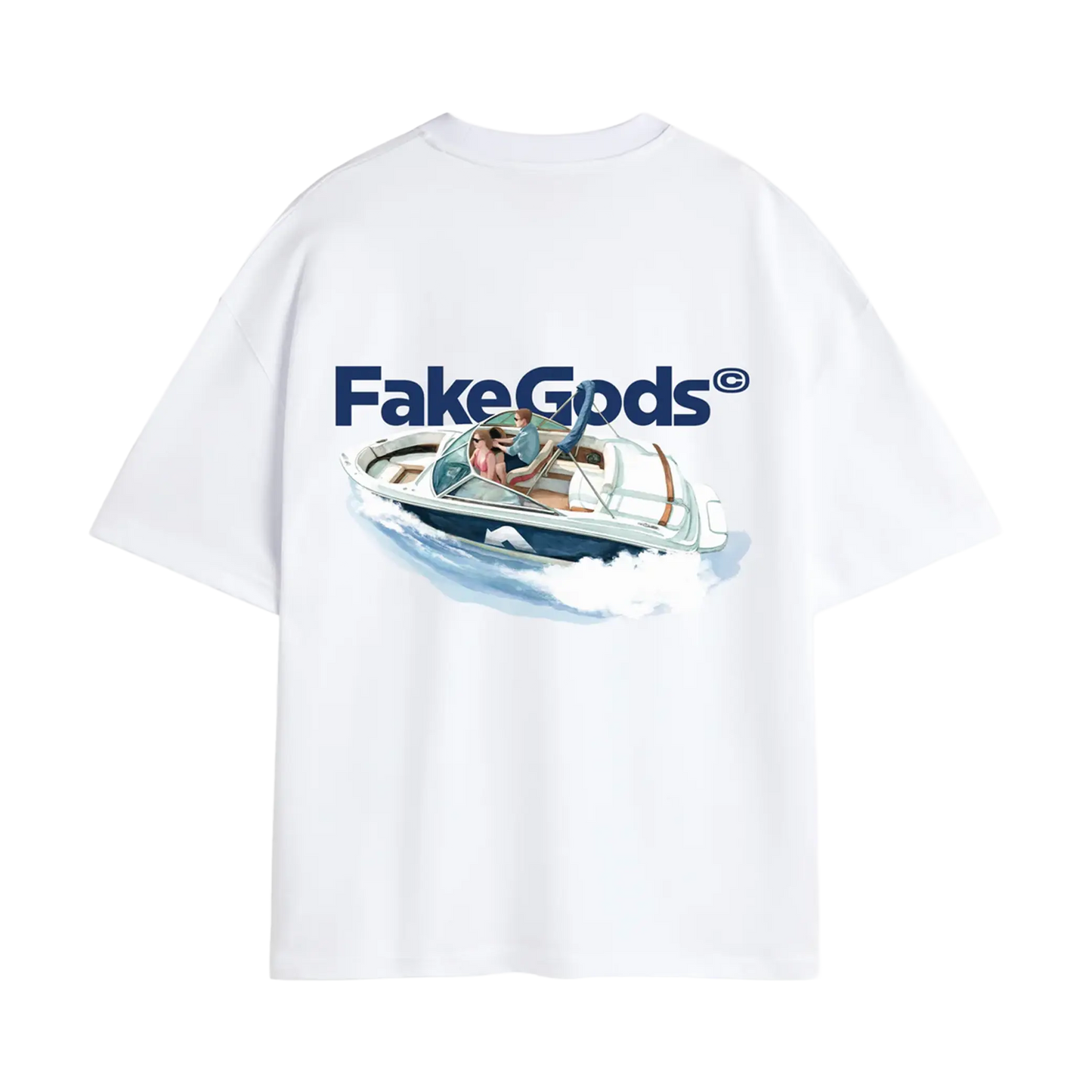 Fakegods Yacht Tee White