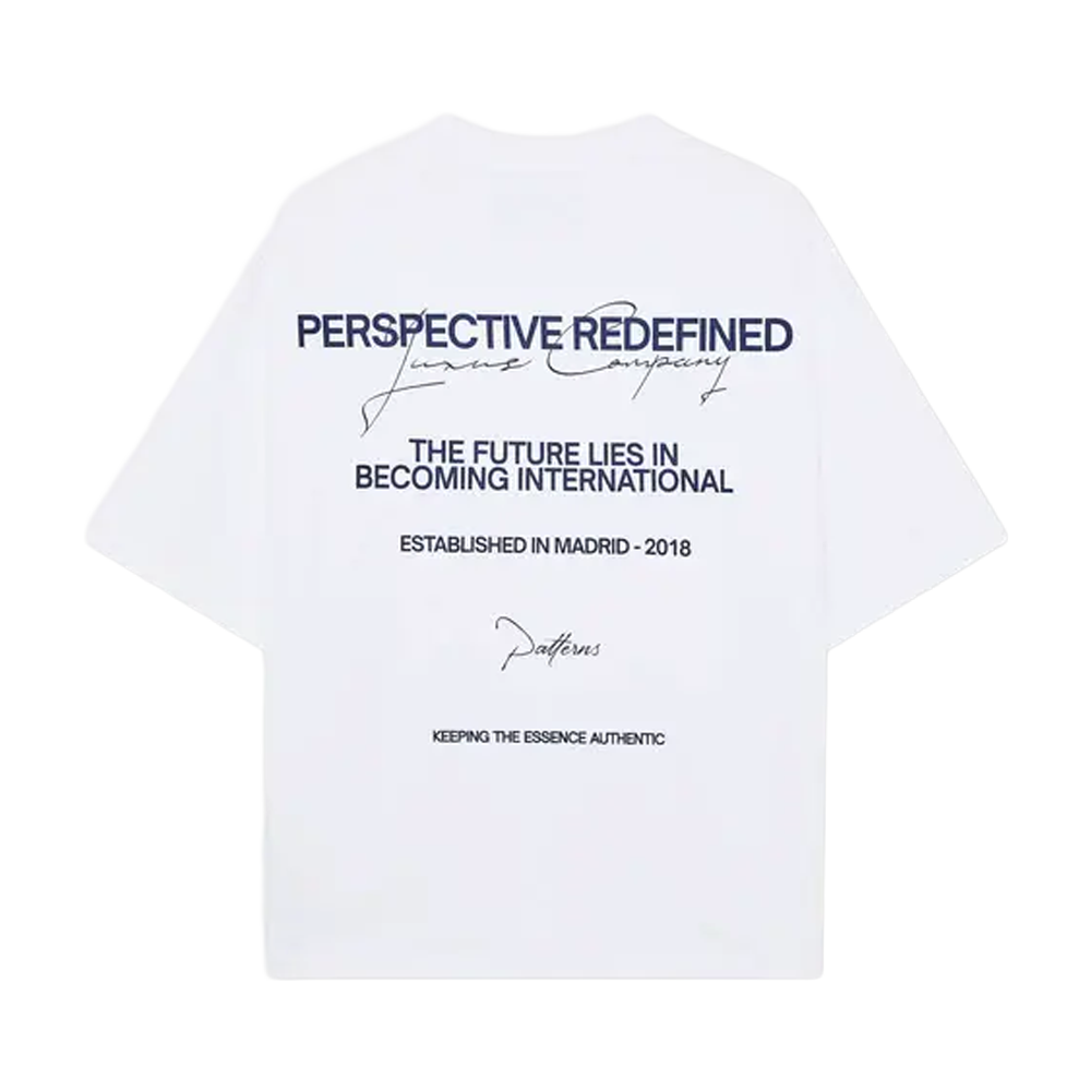 YUXUS PATTERNS TEE WHITE