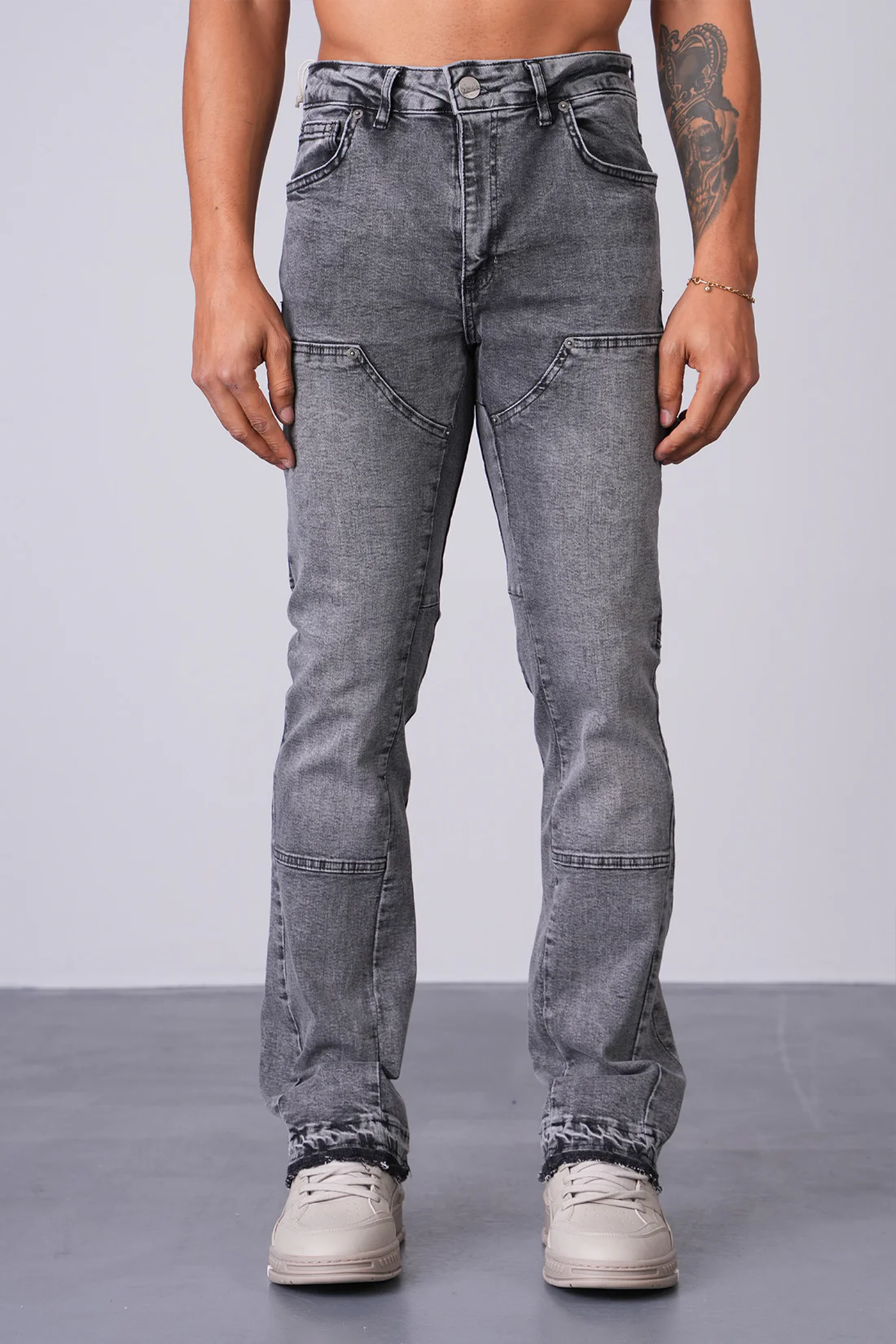 JEAN FLARE LL2000276 - GREY