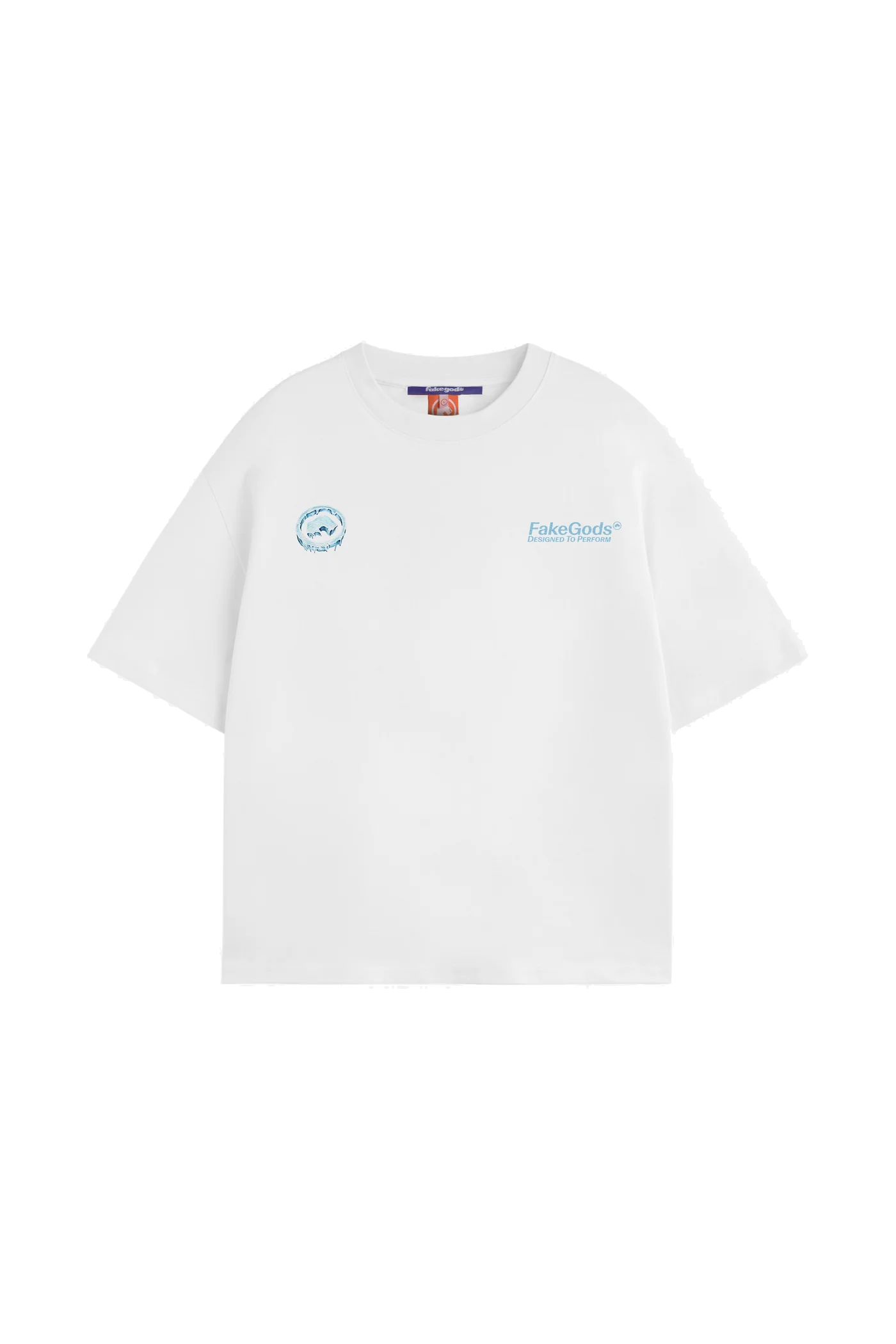 ICED LOGO TEE WHITE