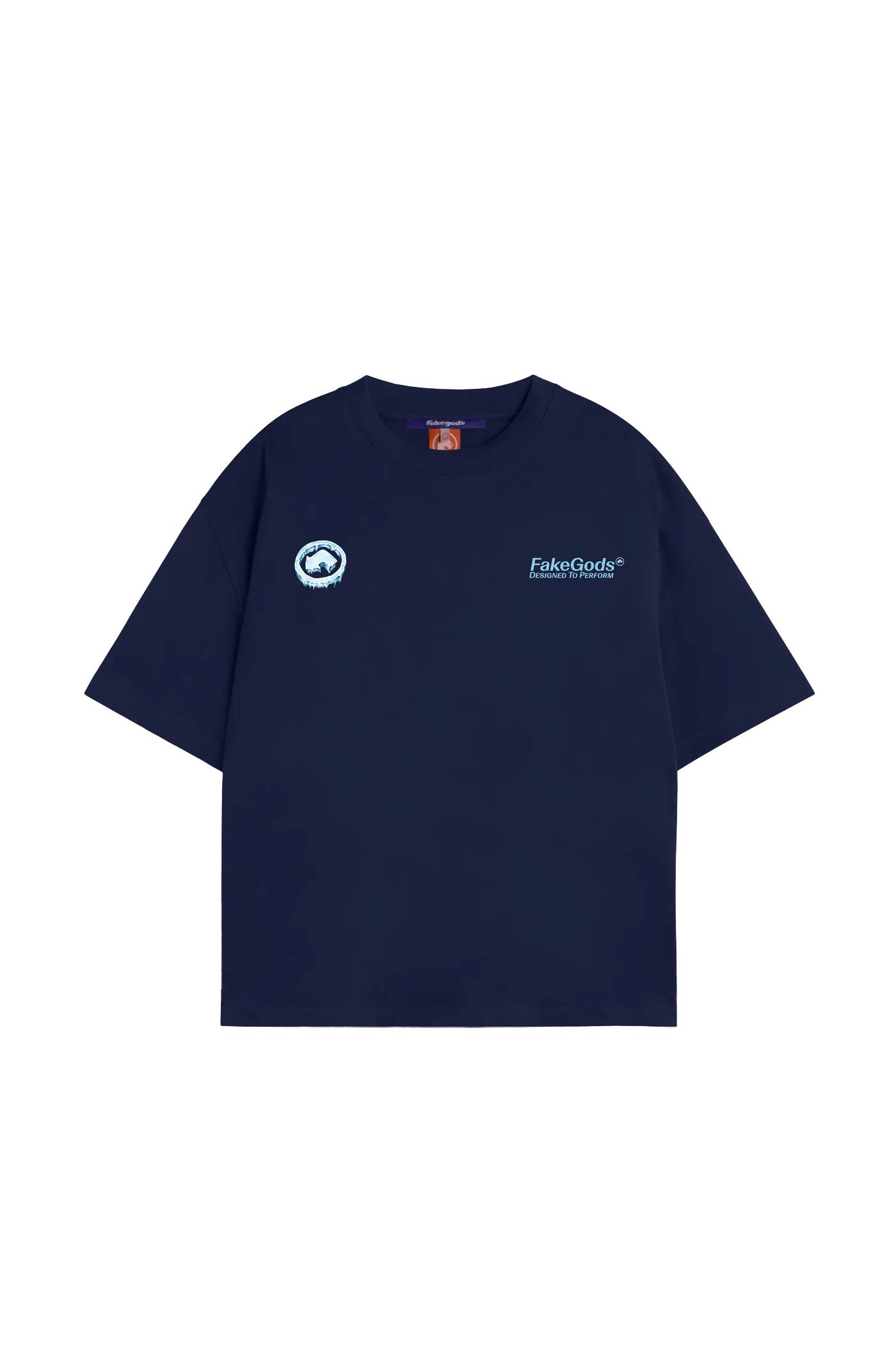 ICED LOGO TEE NAVY