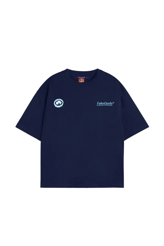 ICED LOGO TEE NAVY