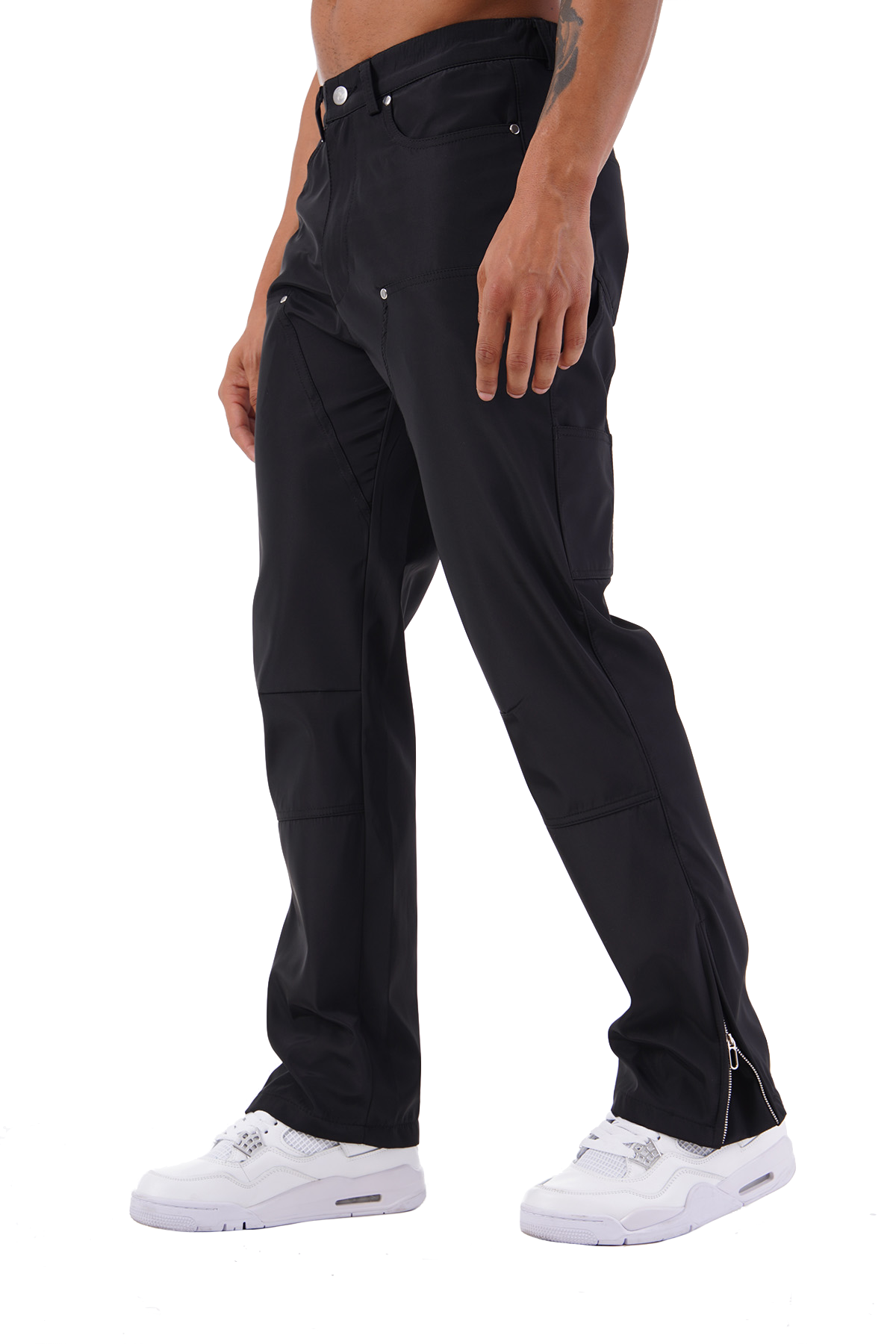 Black Cargo Trousers