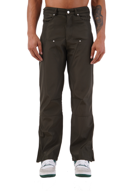 Dark Green Cargo Trousers