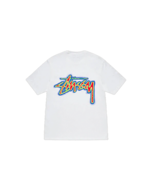 Stussy Thermal Stock Tee White