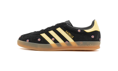 Adidas Gazelle Indoor Core Black Almost Yellow Flora