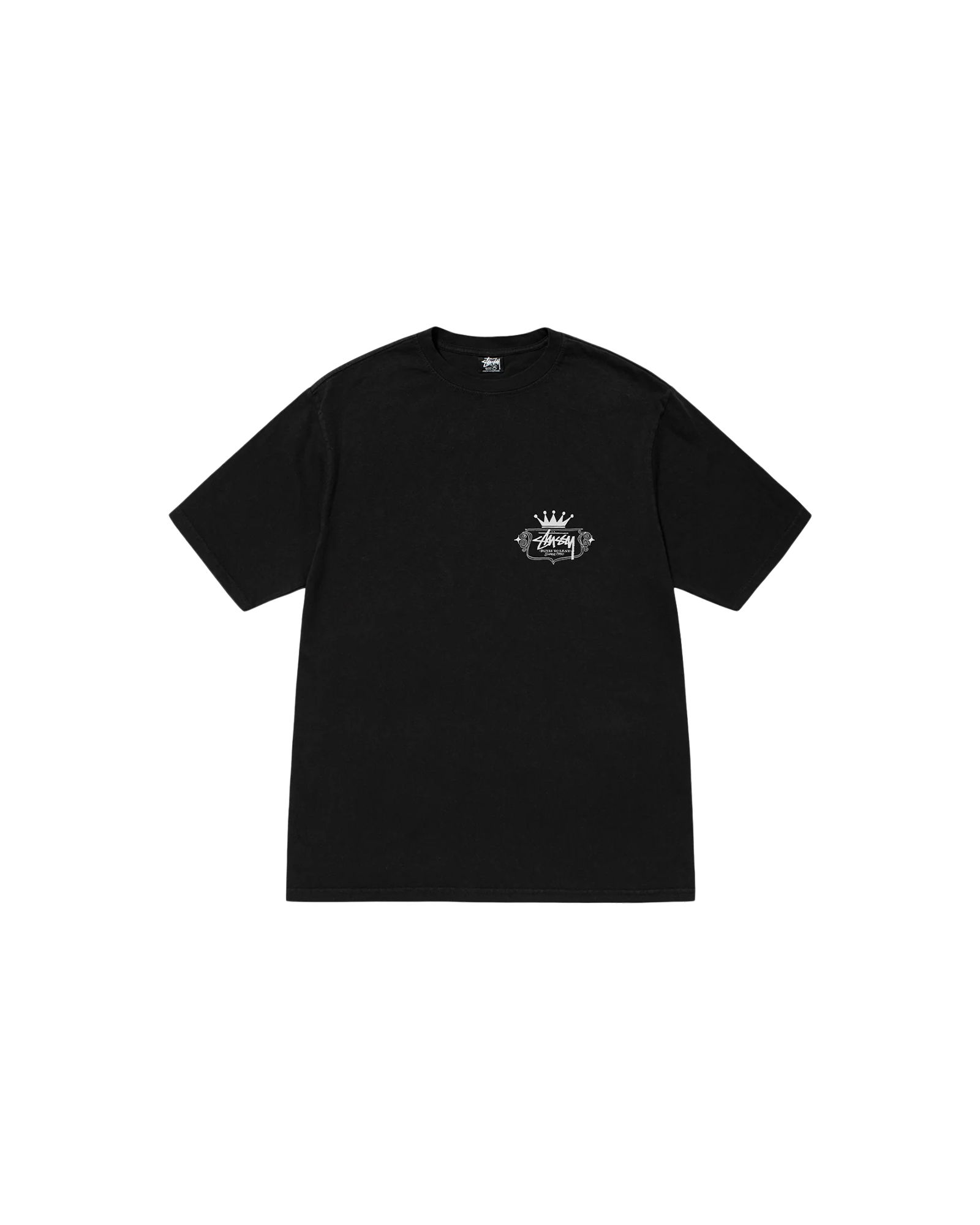 Stussy Built To Last Pigment Dyed Tee Black