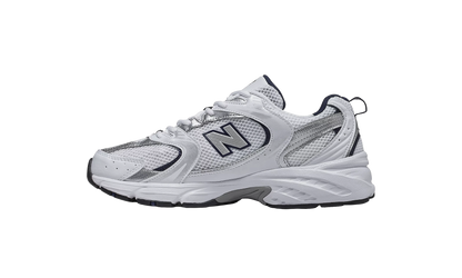 New Balance 530 White Silver Navy