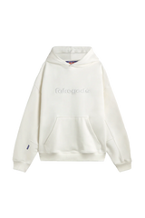 Fakegods Solid Logo Hoodie Cream