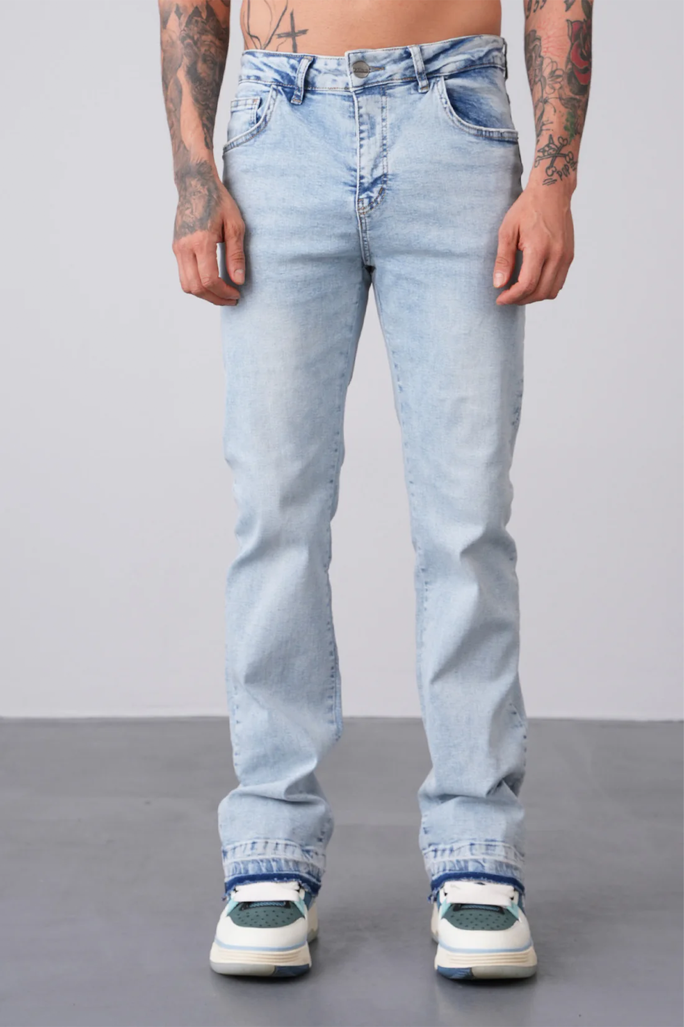 JEAN ZIPPED LL2000271 - BLUE