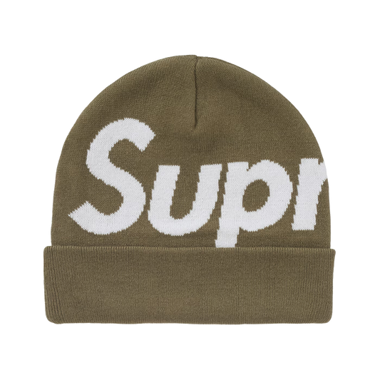 Supreme Big Logo Beanie Olive (FW24)