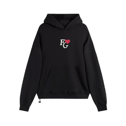 Valentine's Hoodie Black