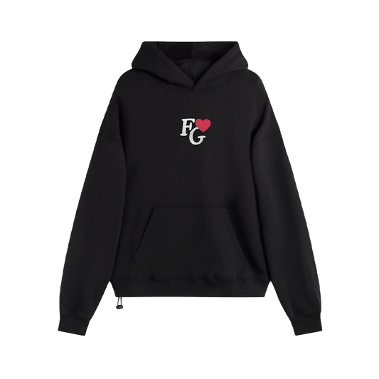 Valentine's Hoodie Black