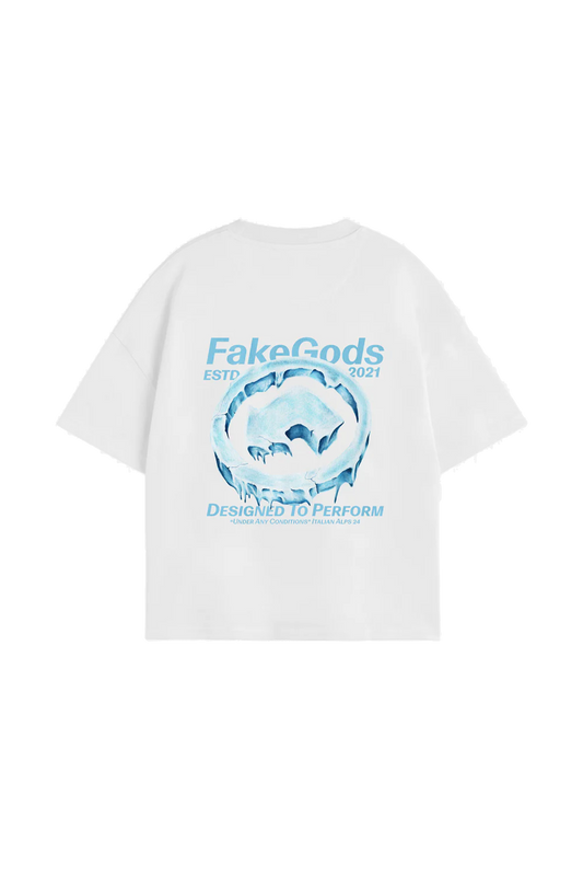 ICED LOGO TEE WHITE