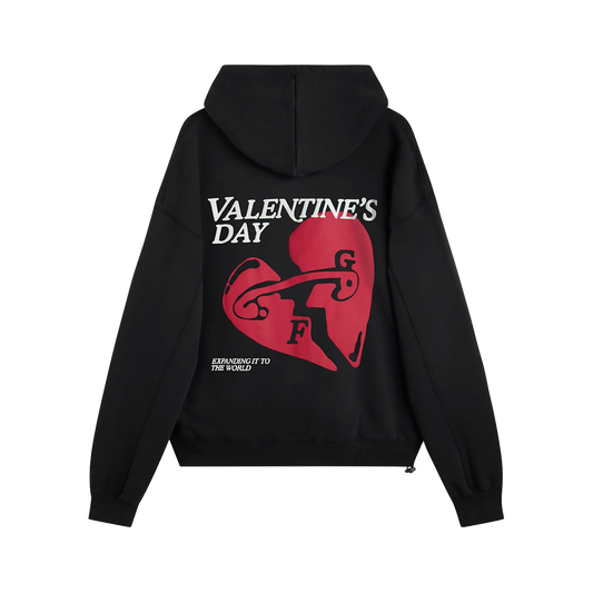 Valentine's Hoodie Black