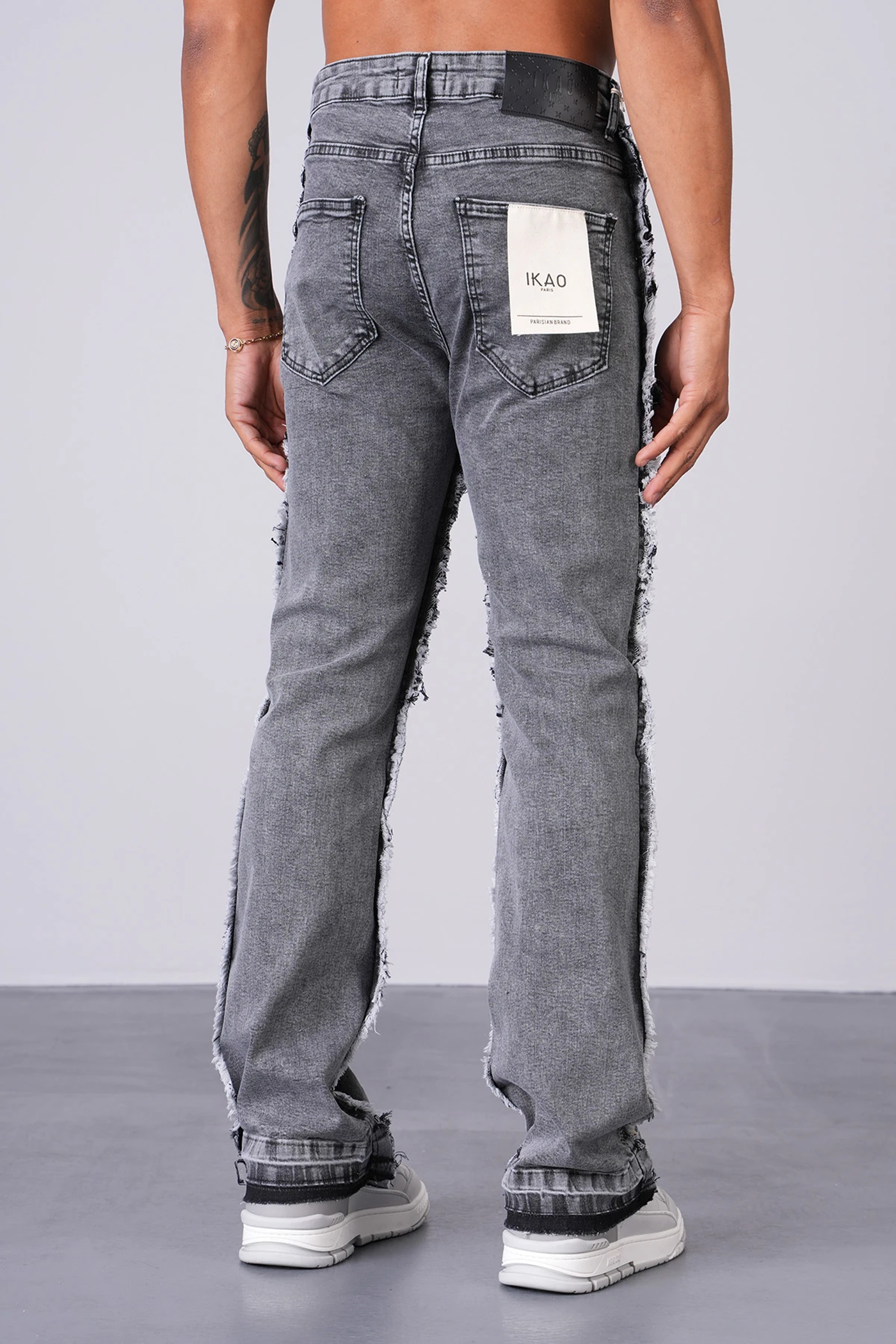 JEAN FLARE LL2000212 - GREY