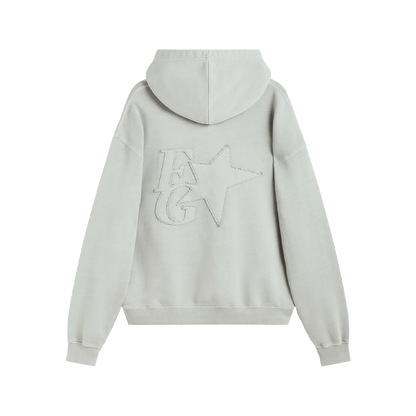 Star Hoodie Grey