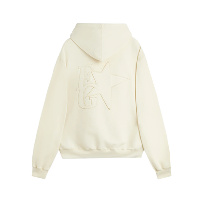 Star Hoodie Cream